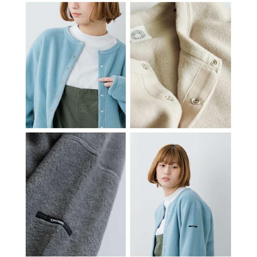 ORCIVAL オーチバル オーシバル フリース クルーネック