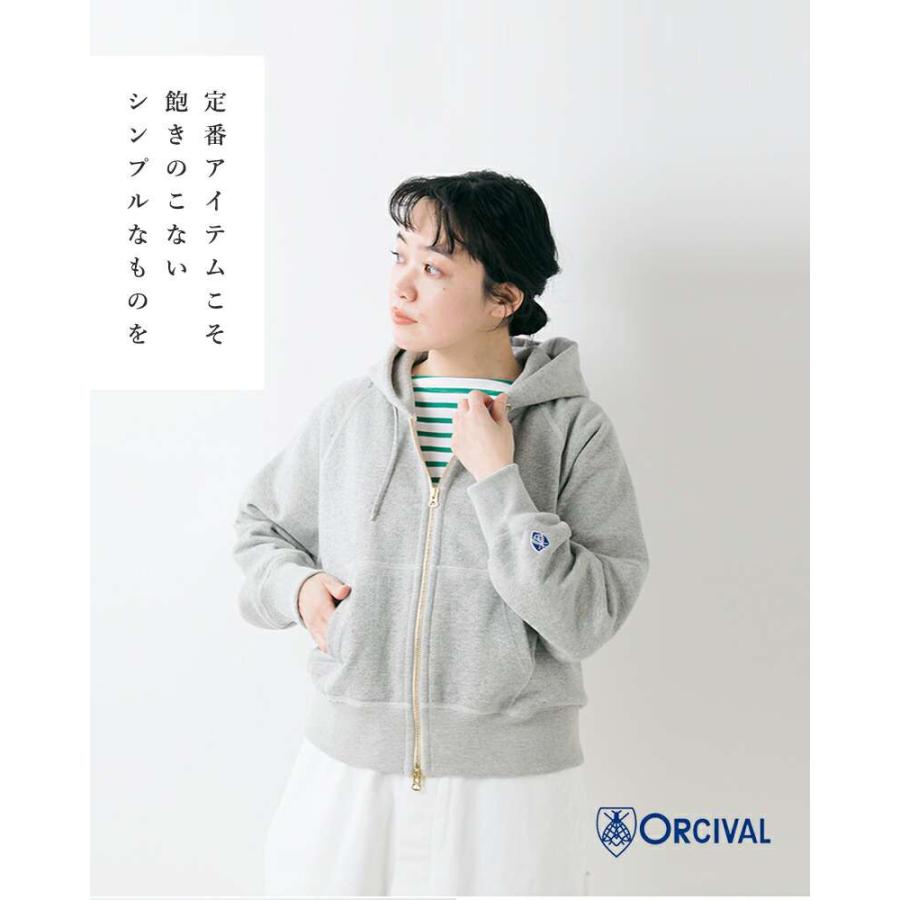 『美品』ORCIVAL　オーシバルの裏毛ジップアップパーカー 40%OFF】ORCIVAL オーチバル オーシバル コットン 裏毛 セーラー