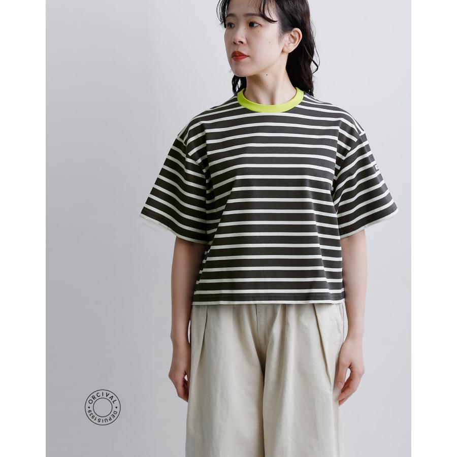 ORCIVAL（オーシバル） オーチバル コットン天竺 クルーネック 半袖T
