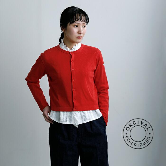 ORCIVAL（オーシバル） オーチバル パターンメッシュ クルーネック