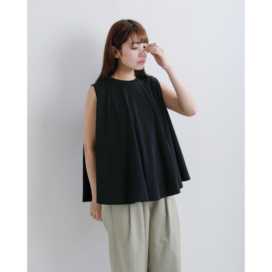 オーチバル ORCIVAL オーシバル コットン天竺 Aライン ノースリーブ カットソー or-c0533oej レディース 春夏海外出荷不可 2026ss新作の画像