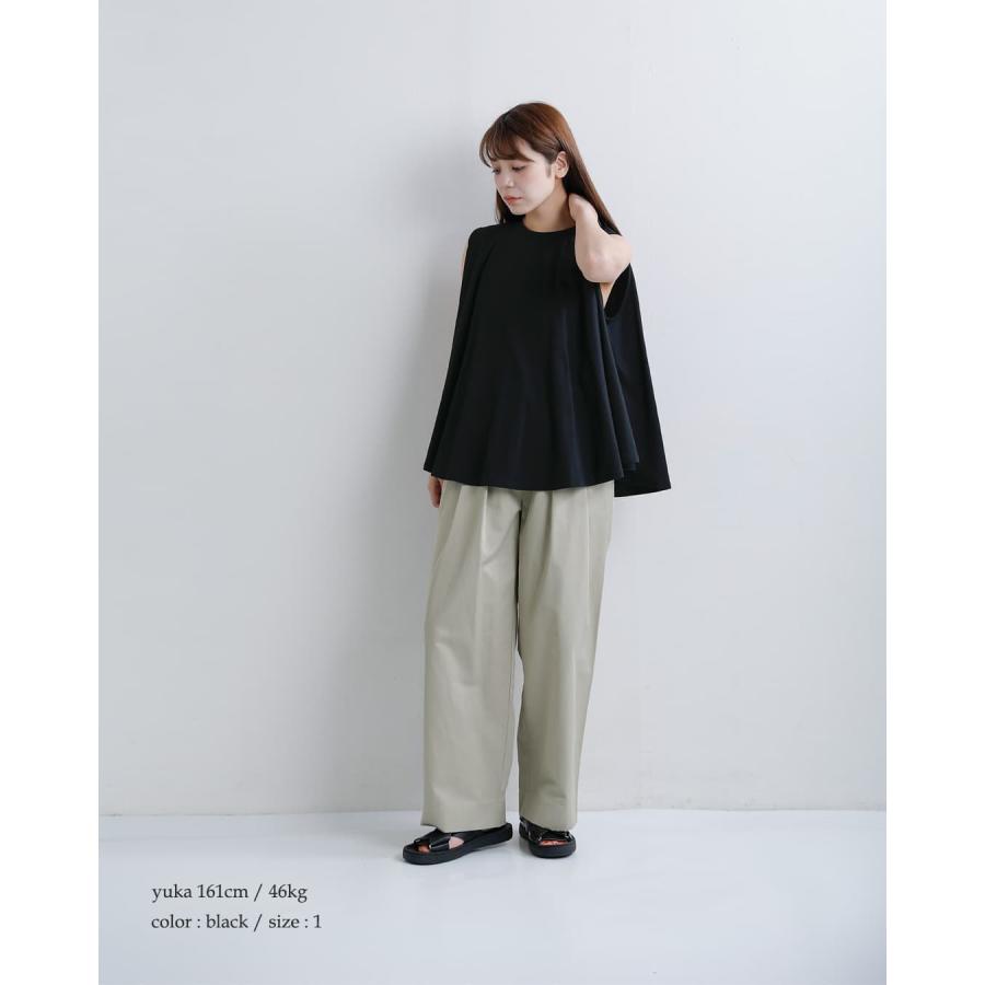 オーチバル ORCIVAL オーシバル コットン天竺 Aライン ノースリーブ カットソー or-c0533oej レディース 春夏海外出荷不可 2026ss新作の画像
