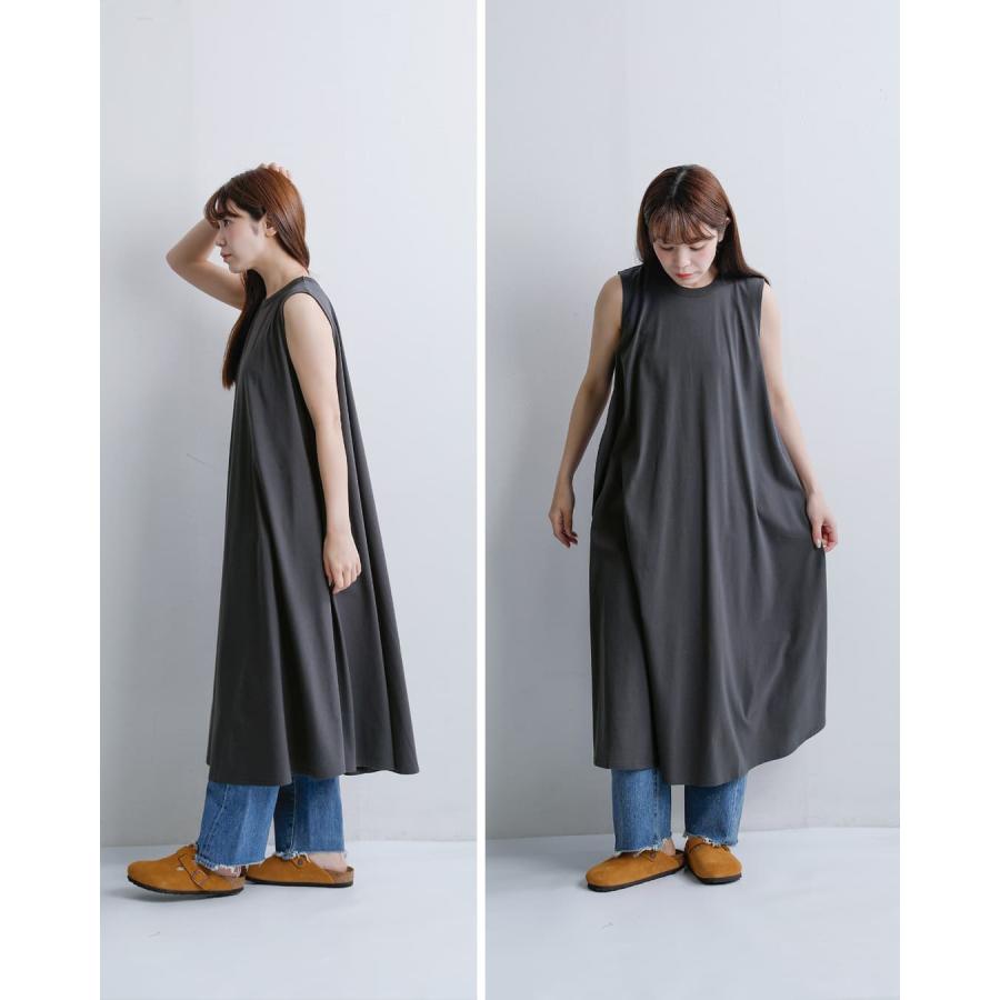 オーチバル ORCIVAL オーシバル コットン天竺 Aライン ノースリーブ ワンピース or-c0534oej レディース 春夏海外出荷不可 2026ss新作の画像