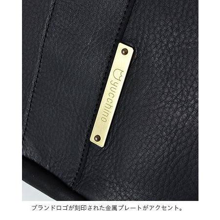 yucchino ユッキーノ レザーハンドショルダーバケツバッグ OTONA eco