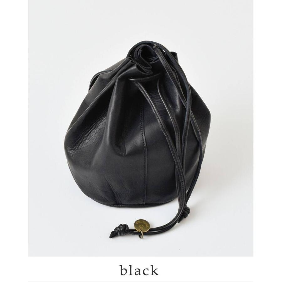 yucchino（ユッキーノ） レザー 巾着バッグ OTONA eco-bag petit otona