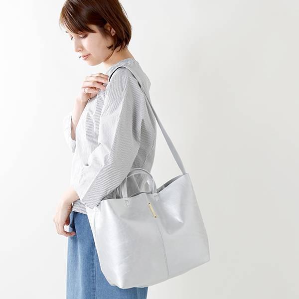 yucchino ユッキーノ OTONA eco-bag レザーショルダーバッグS