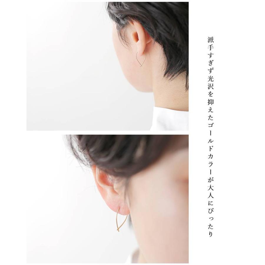Carla Caruso カーラ・カルーソ 14kt Gold ピアス Small Ribbon Hoops 