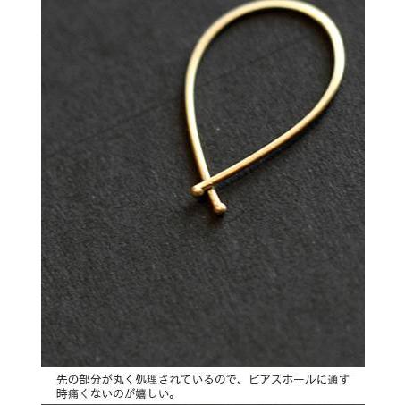Carla Caruso カーラ・カルーソ 14kt Gold ピアス Small Ribbon Hoops 