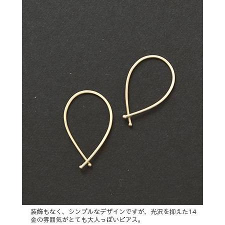 Carla Caruso カーラ・カルーソ 14kt Gold ピアス Small Ribbon Hoops 