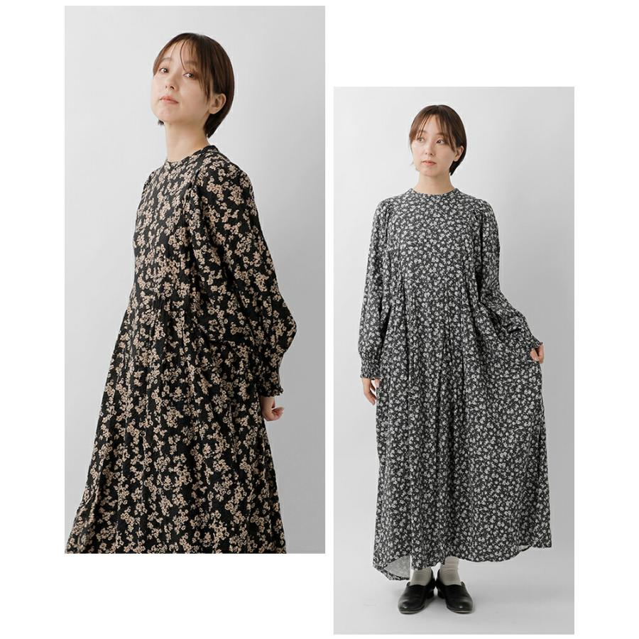 セール【30%OFF】パリドゥアオウネ PARIS DE AOUNE フラワープリント