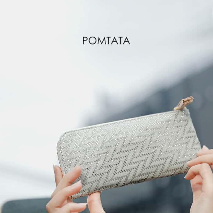 財布　POMTATA ポンタタ    別注　スウェード　長財布 ウォレット POMTATA（ポンタタ） 財布 長財布 POMTATA HAK long wallet ハク