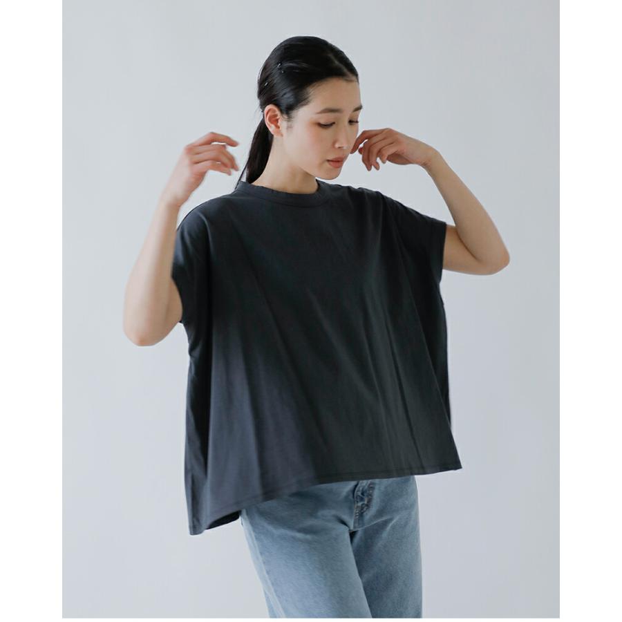ヌーベル ドゥ パラディ NOUVELLES DU PARADIS  トロワ天竺 フレンチ ワイド Tシャツ pc21201a レディース  春夏 2026ss新作の画像