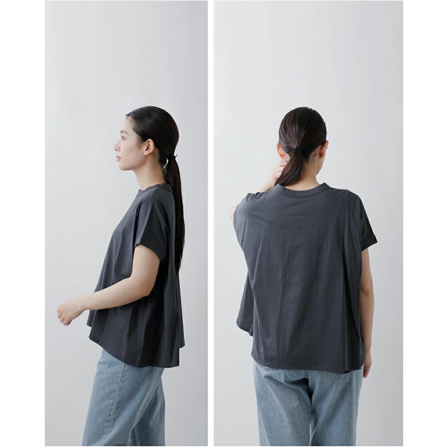 ヌーベル ドゥ パラディ NOUVELLES DU PARADIS  トロワ天竺 フレンチ ワイド Tシャツ pc21201a レディース  春夏 2026ss新作の画像