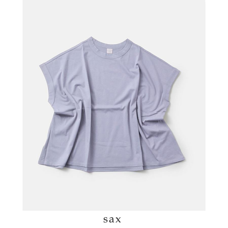 ヌーベル ドゥ パラディ NOUVELLES DU PARADIS  トロワ天竺 フレンチ ワイド Tシャツ pc21201a レディース  春夏 2026ss新作の画像