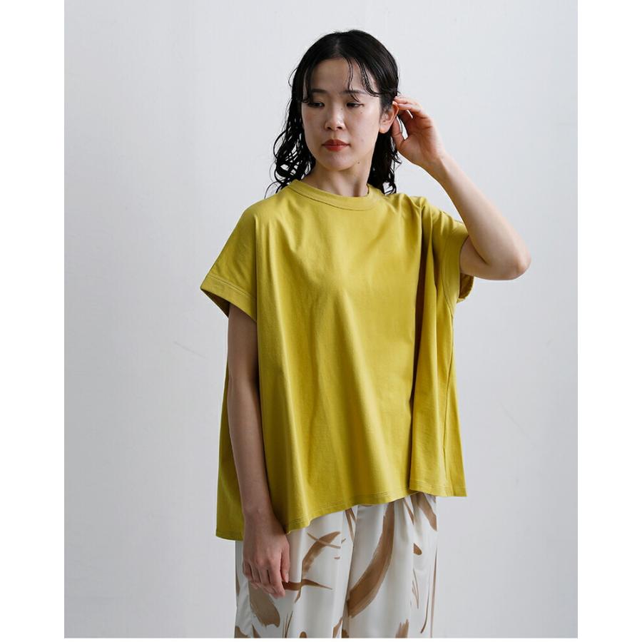 ヌーベル ドゥ パラディ NOUVELLES DU PARADIS  トロワ天竺 フレンチ ワイド Tシャツ pc21201a レディース  春夏 2026ss新作の画像