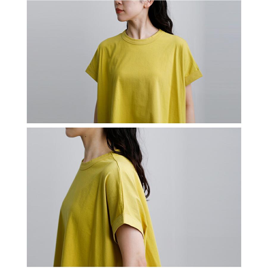 ヌーベル ドゥ パラディ NOUVELLES DU PARADIS  トロワ天竺 フレンチ ワイド Tシャツ pc21201a レディース  春夏 2026ss新作の画像