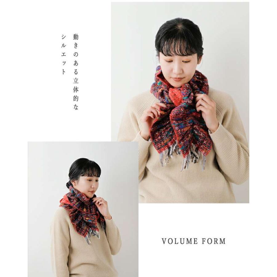 P.Cornillon（ピーコルニオン） フレアー フリンジ ストール pcf253004