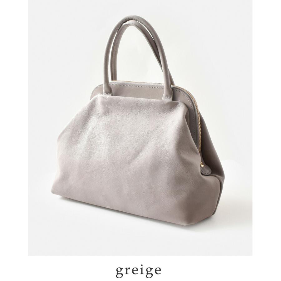 Ense（アンサ） キップレザー がま口 2way ショルダー バッグ Sサイズ
