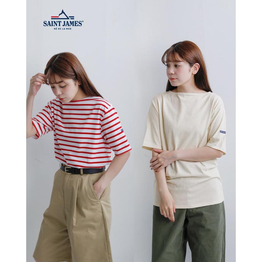 セントジェームス SAINT JAMES コットン ボートネック Tシャツ piriac 春夏 レディース 2026ss新作の画像