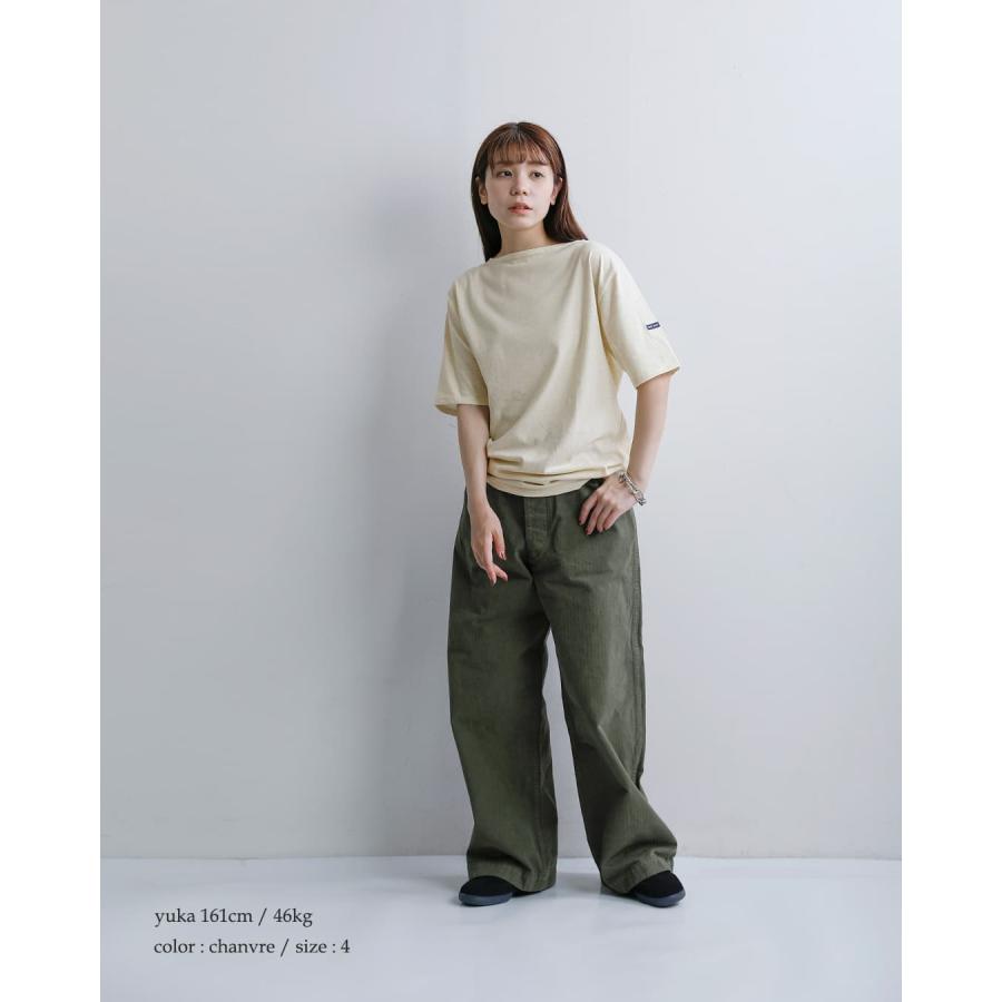 セントジェームス SAINT JAMES コットン ボートネック Tシャツ piriac 春夏 レディース 2026ss新作の画像
