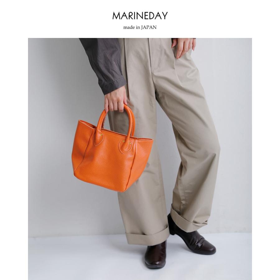MARINEDAY（マリンデイ） イタリーシュリンク カウレザー トートバッグ 