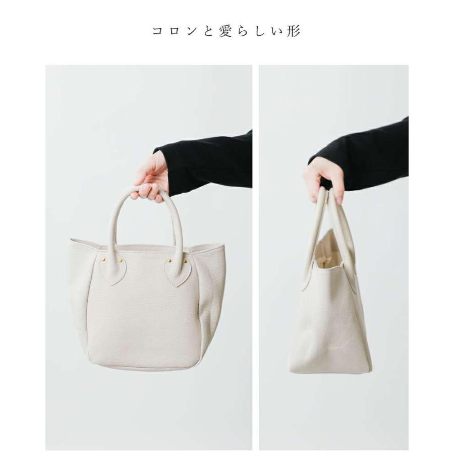 MARINEDAY（マリンデイ） シュリンク カウレザー トートバッグ PLUM