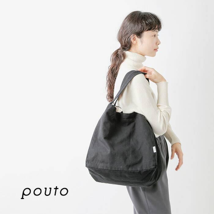 Pouto ポウタ キャンバス キューブ トートバッグ Lサイズ po-004