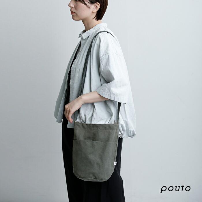 pouto（ポウト） キャンバス バケット ショルダーバッグ po-015 