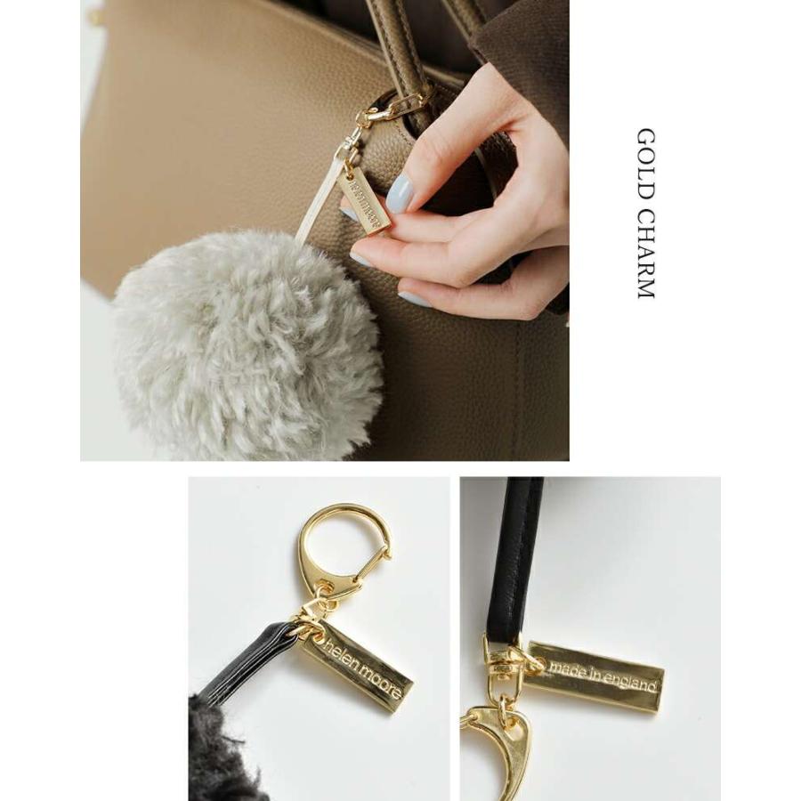 HELEN MOORE（ヘレンムーア） シープスキン ポンポン キーホルダー pom