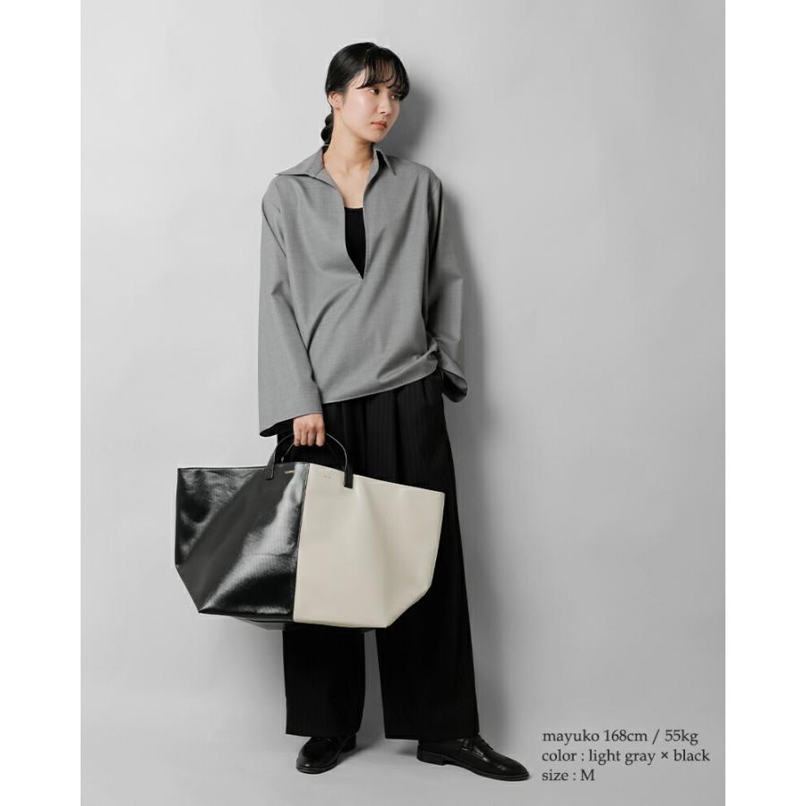カウ CAHU プラティーク バイカラー 2way トートバッグ M Pratique