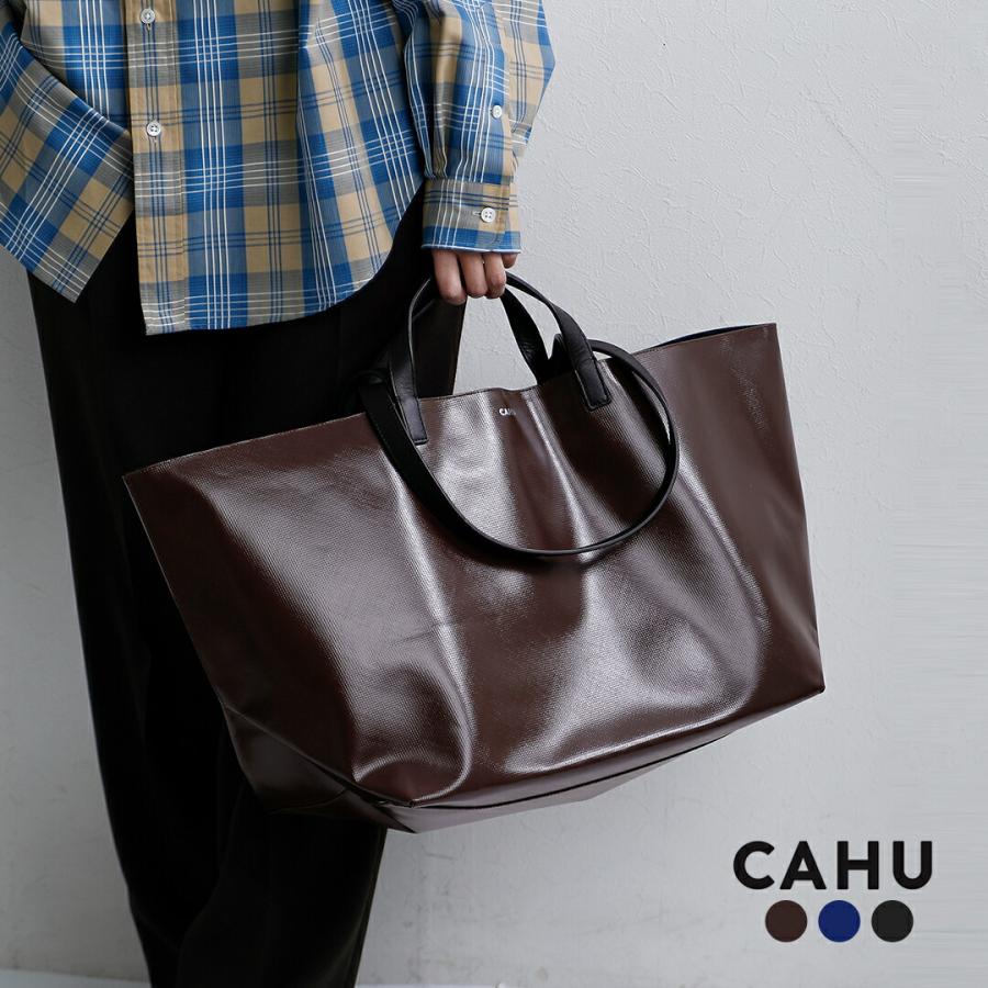 カウ CAHU プラティーク 2way トートバッグ M Pratique Zip pratique