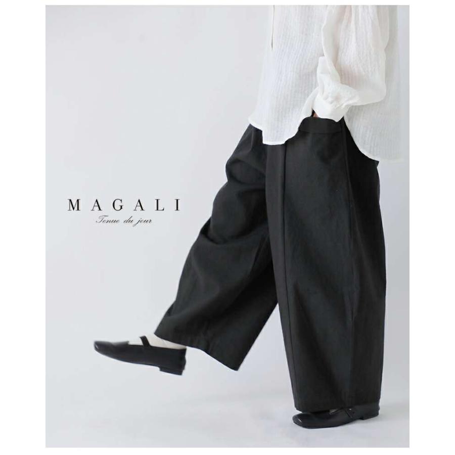 MAGALI マガリ コットンリネン アンティークキャンバス フラップ