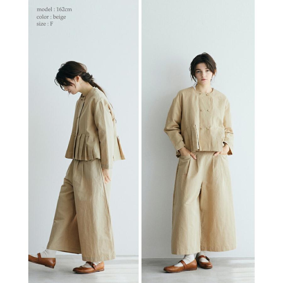 MAGALI（マガリ） ハイカウントコットンリネン コクーン パンツ pt66