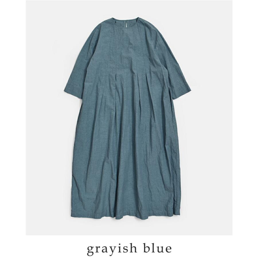 ローブデポー ROBE de PEAU コットンリネン タック ワンピース TUCKED ONE PIECE r342 レディース 春夏 2026ss新作【クーポン対象】_13