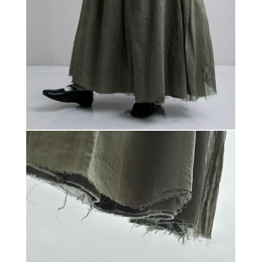 ローブデポー ROBE de PEAU コットンオーガンジー リメイク スカート ORGANDY REMAKE SKIRT r359  春夏  2026ss新作の画像