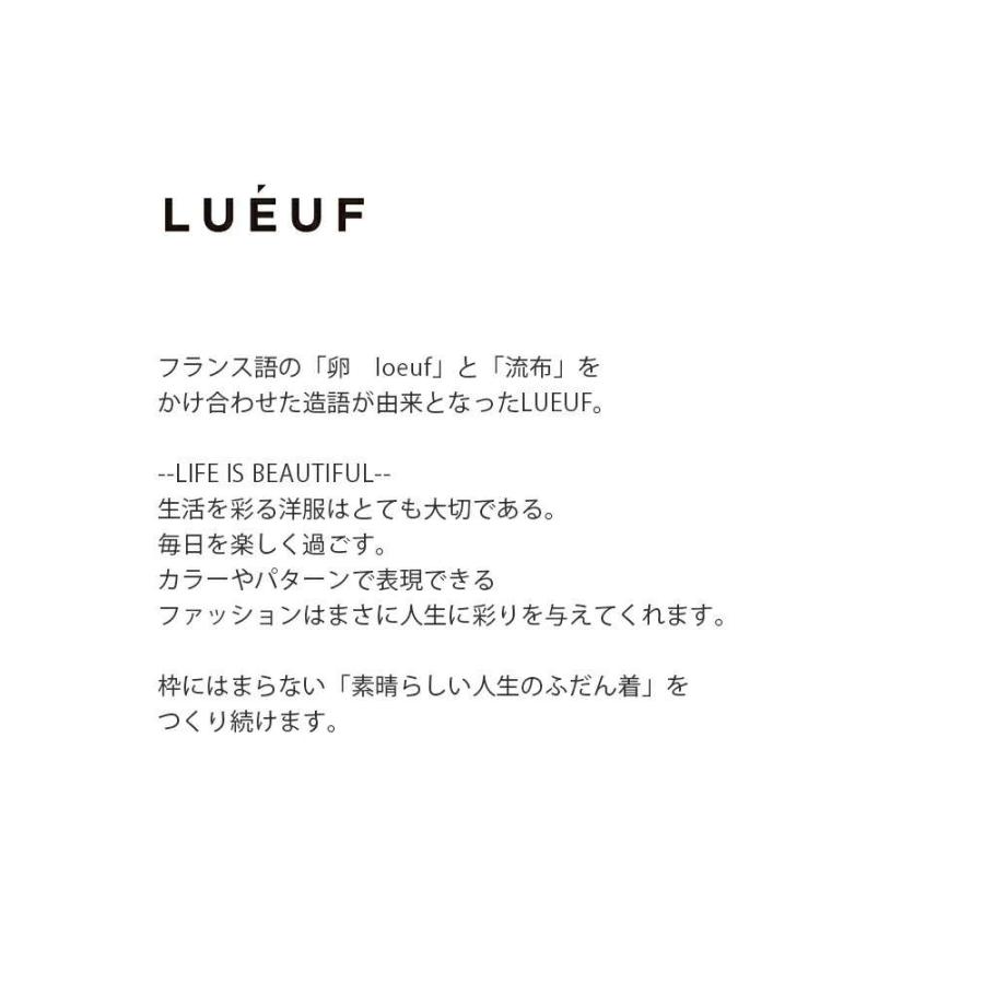 ルフ LUEUF コットンタイプライター レイヤー スタンドネック シャツ
