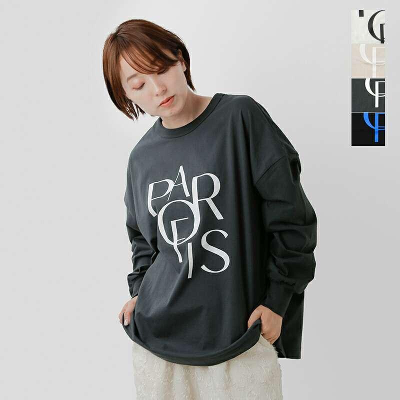 siro de labonte シロ デ ラボンテ ハイゲージ コットン ロゴプリント  