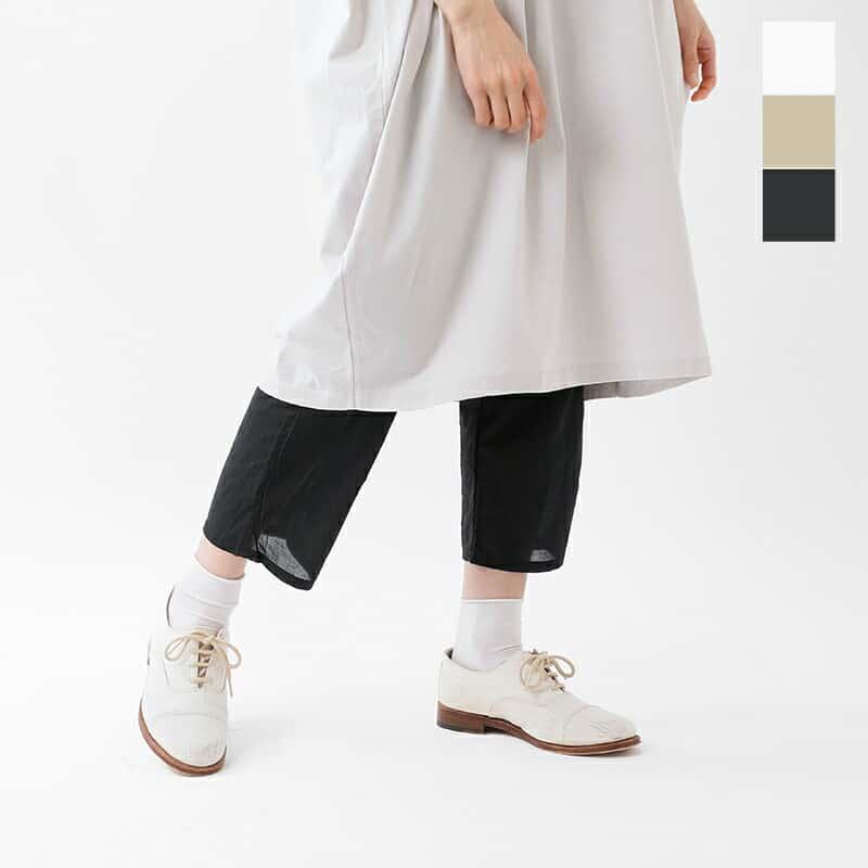 ローヘン　LOHEN スカートパンツ　ホワイト RINEN ゆうパケット選択可RINEN リネン 60 1 コットン コーマ
