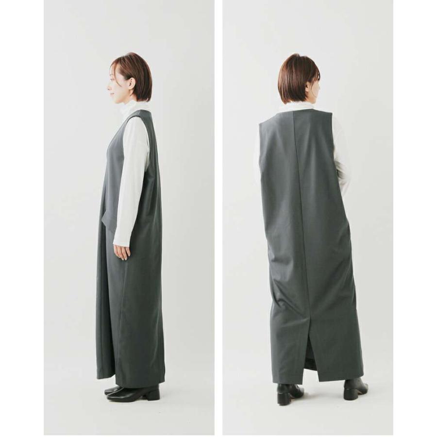 シロ デ ラボンテ ワンピース siro de labonte  ストレッチ ツイル Vネック ジャンパースカート ワンピース r543307  ☆☆ クーポン対象 siro de labonte（シロ デ ラボンテ） セール【40%OFF】シロ デ