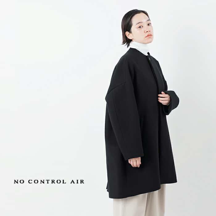 ナゴンスタンス　Water Repellent メルトンノーカラーコート nagonstans/ナゴンスタンス｜2022FW Coat Recommended 【no-collar