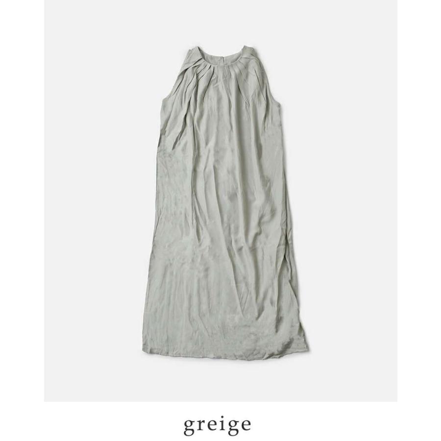 【美品】PESERICO ペゼリコ フロントタック ノースリーブ ワンピース 小さいサイズ 綿混ショルダータックノースリーブワンピース 低