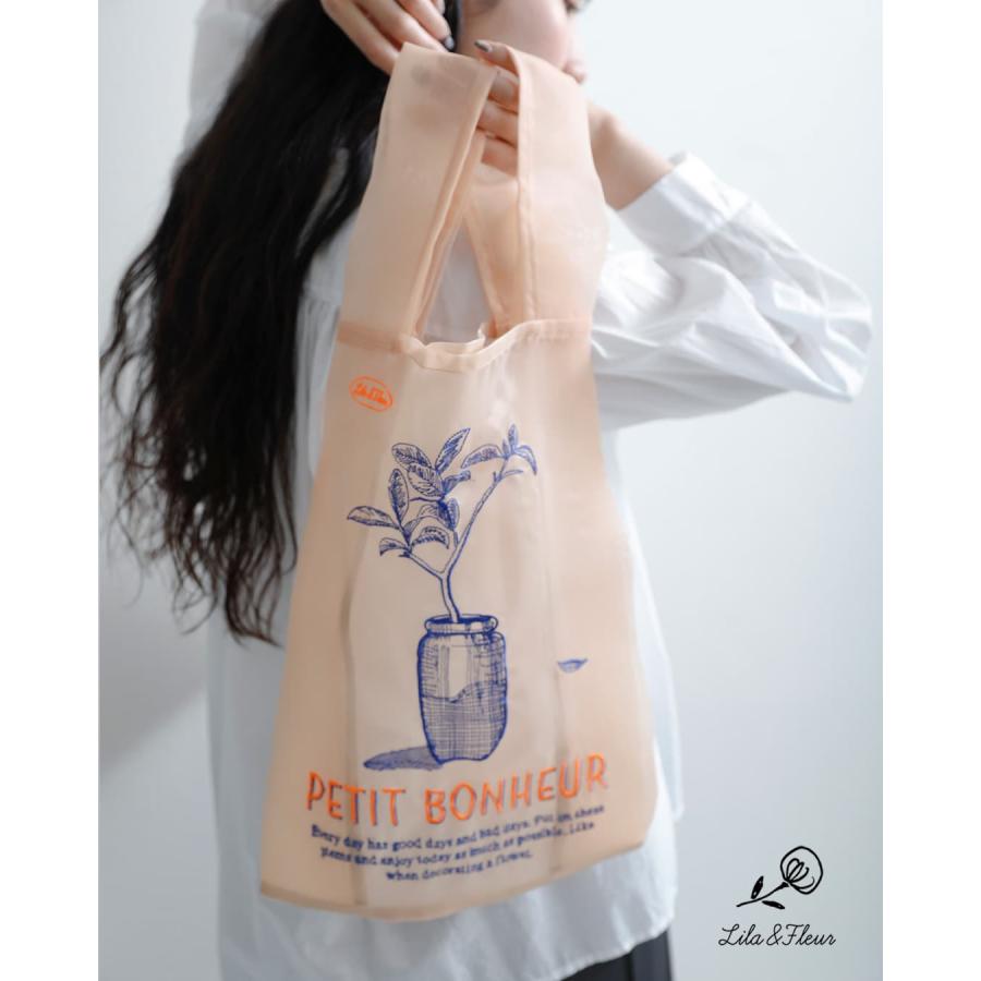 専用☆ 刺繍生地 変形バッグ☆ジョリーフルール Lila＆Fleur（リラアンドフルール） ゆうパケット選択可 オーガンジー