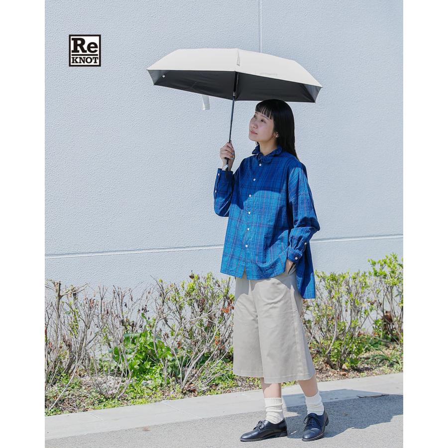 ReKNOT（リノット） 晴雨兼用 ワンタッチ開閉 折りたたみ傘 U L