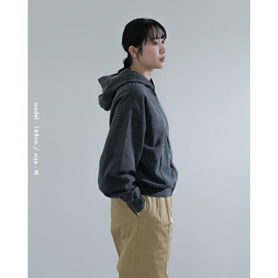 【極美品】REMI RELIEF レイヤード プルオーバー ニット パーカー M REMI RELIEF（レミレリーフ）の「REMI RELIEF/レミレリーフ NEW加工裏