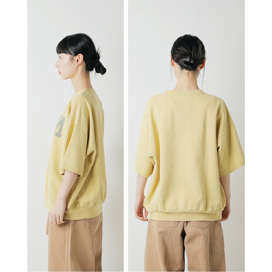 REMI RELIEF Compact Tシャツ◆  イエロー REMI RELIEF/レミ レリーフ】 Garment Dye T-shirt（Tシャツ