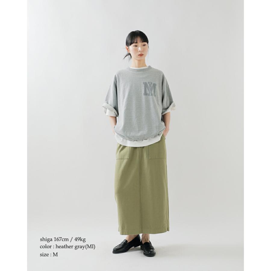 アパルトモン REMI RELIEF Compact Tシャツ　レミ　カーキ REMI RELIEF/レミ レリーフ】 Garment Dye T-shirt（Tシャツ