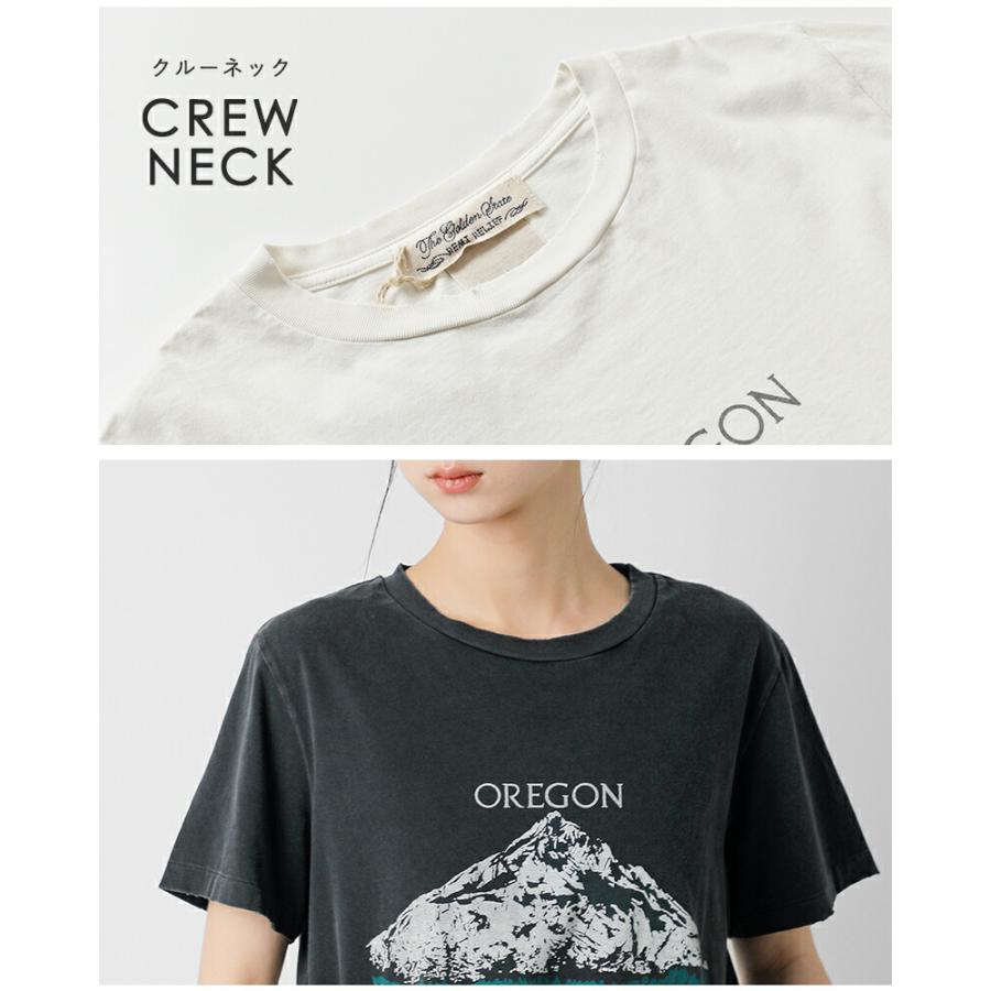 REMI RELIEF（レミ レリーフ） SP加工 プリント Tシャツ OREGON