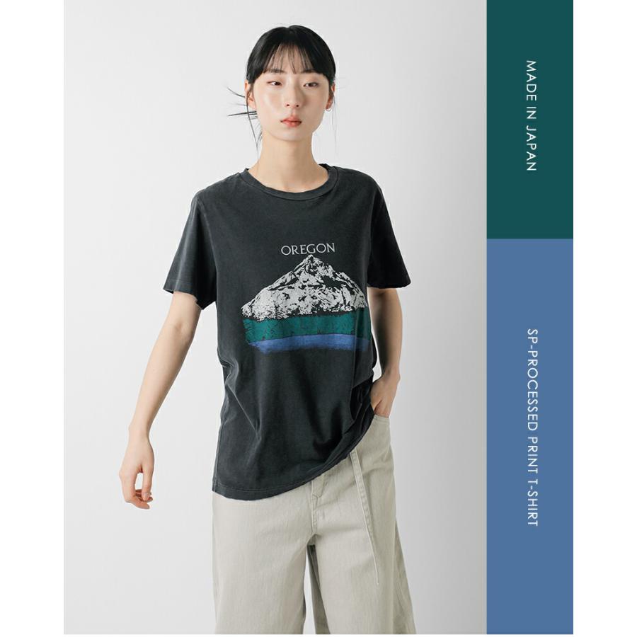 REMI RELIEF（レミ レリーフ） SP加工 プリント Tシャツ OREGON