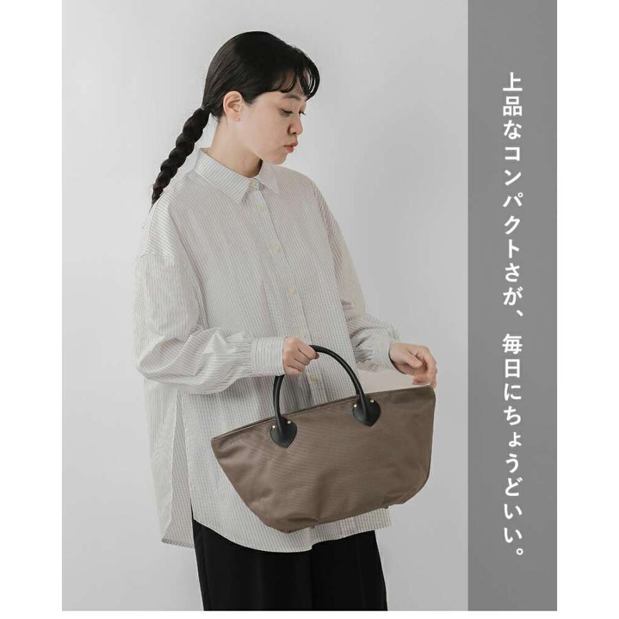 MARINEDAY（マリンデイ） 66ナイロン×カウレザー ハンドバッグ S DAISY