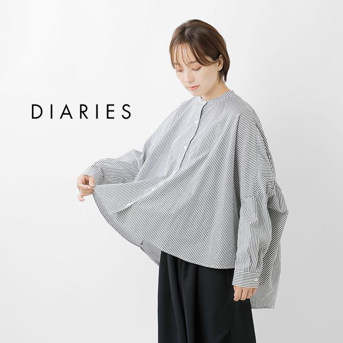 ダイアリーズ DIARIES コットン バックギャザー ワイド シャツ s42502